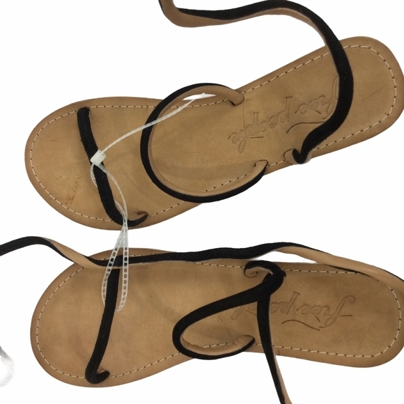 Free People Havana Black Suede Gladiator Sandals - Picture 5 of 16